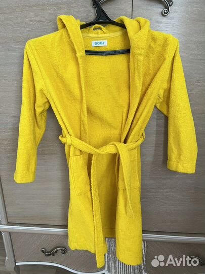 Детский махровый халат, 128-134