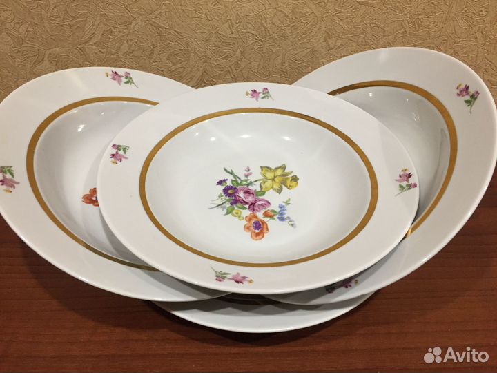 Тарелки глубокие СССР завод Пролетарий 7 штук