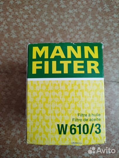 Mann W6103 - Фильтр масляный