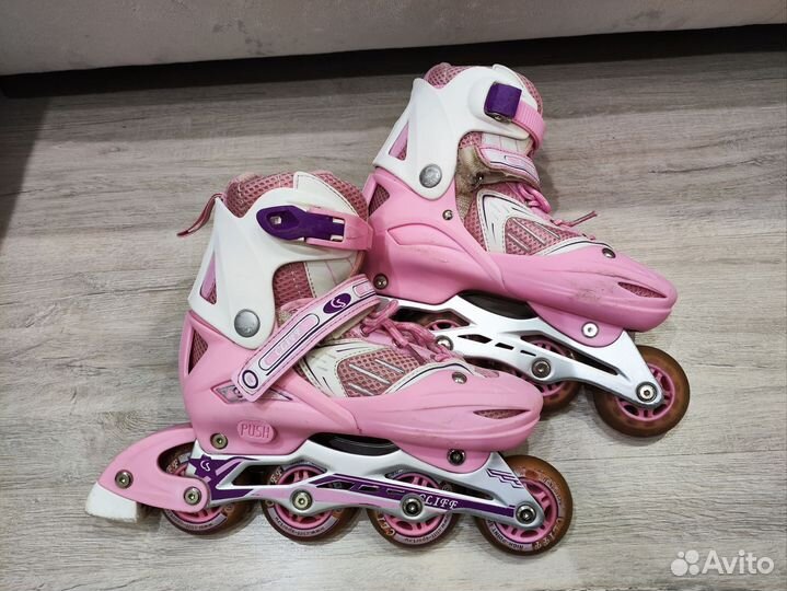 Роликовые коньки 35-38 детские cliff