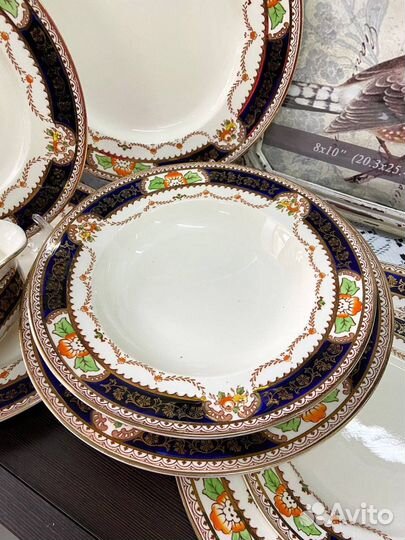 Роскошные тарелки Alfred Meakin, серия Caledonia