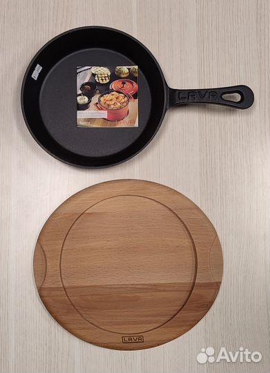 Чугун блюдо на д. подставке для подачи диа 20 lava