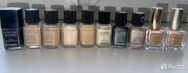 Лаки Cnanel,Dior,YSL,EL,Guerlain