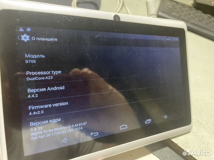 Планшет iru b708 SSD