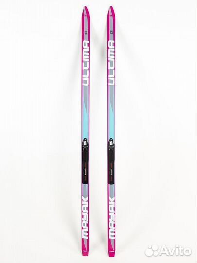 Детские подростковые лыжи с креплениями