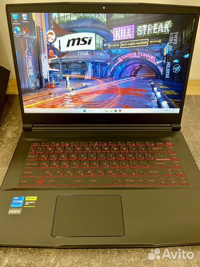 Игровой ноутбук MSI gf63 thin 11uc-1608xru
