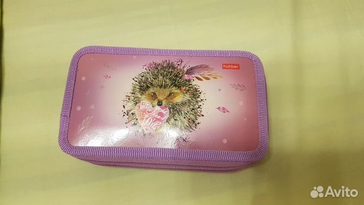 Пенал школьный 2 отделения