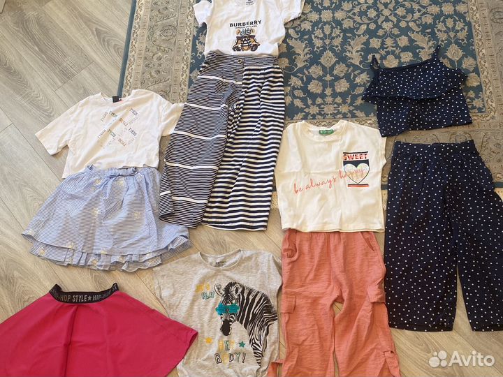 Детские вещи пакетом для девочек 122 128