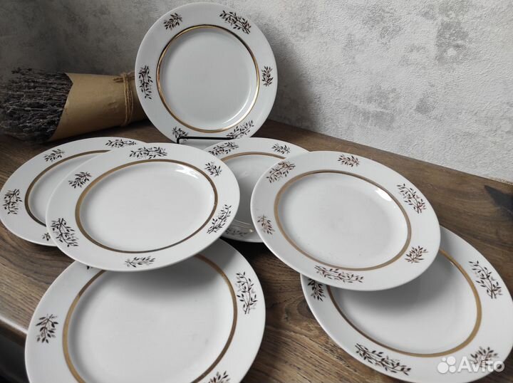 Десертные тарелки СССР Пролетарий