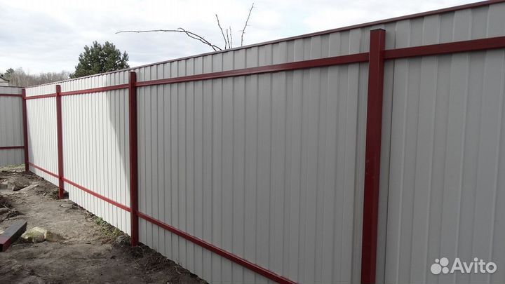 Заборы из профнастила