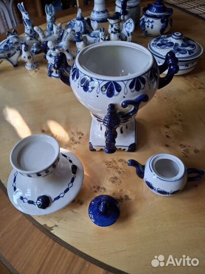 Фарфоровые изделия. Гжель. СССР