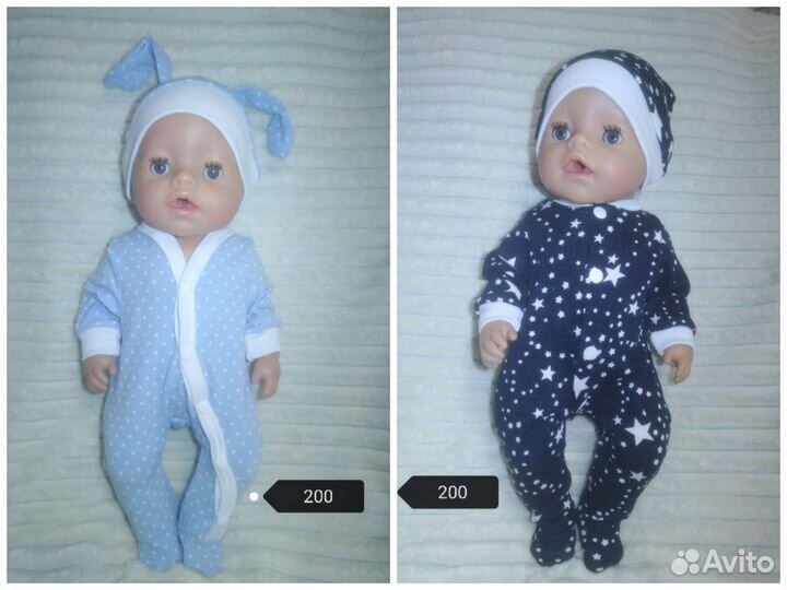 Слипы, комбинезоны на кукол