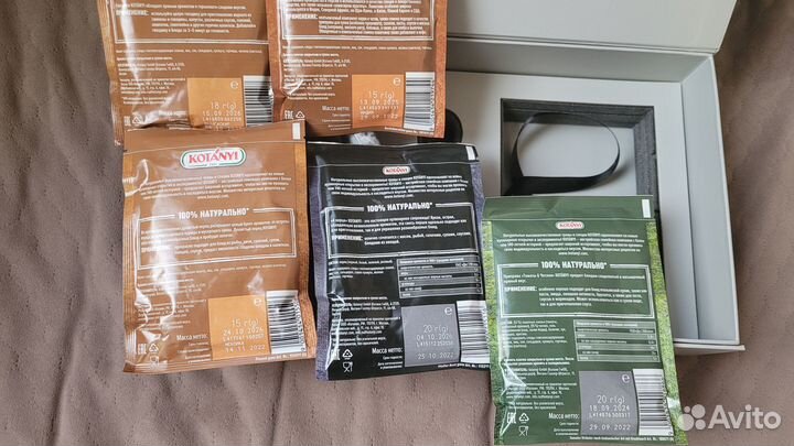 Подарочный набор ступка с пестиком+приправы