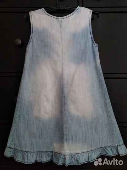 Джинсовый сарафан для девочки
