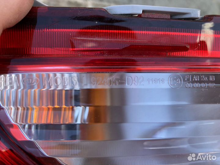 Фонарь задний левый Киа Спортейдж 4