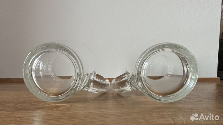 Кружка стеклянная 400 мл 2 шт