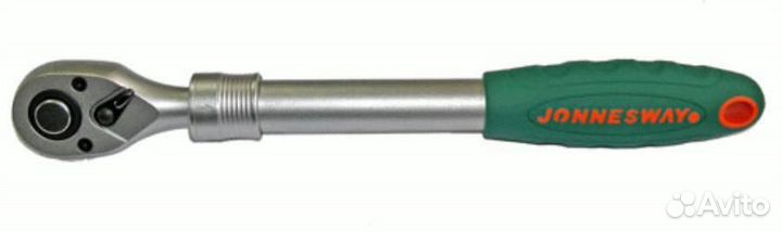 Jonnesway R5104 Рукоятка трещоточная телескопическая 1/2 DR, 72 зубца, 300-440 мм