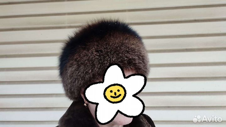 Шапка песец