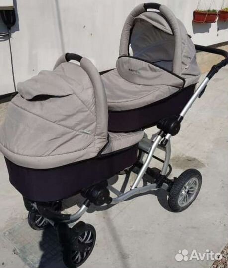 Коляска для двойни bebetto 42