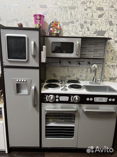 Деревянная кухня для девочек Kidkraft