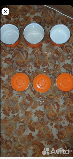 Кастрюля эмалированная СССР бу