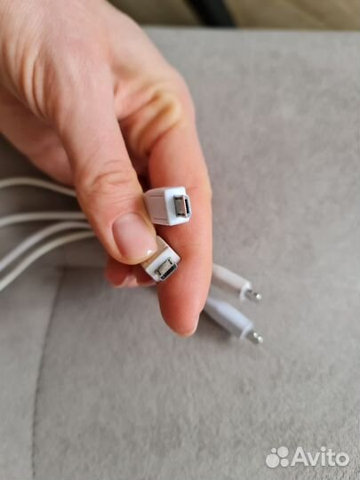 Провода с переходниками lightning и micro-usb