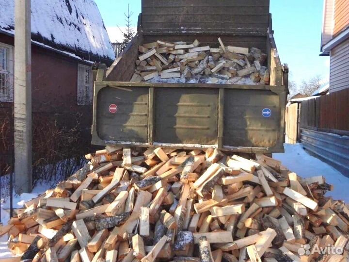 Дрова березовые колотые