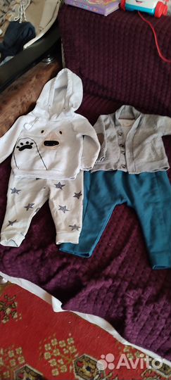 Детские вещи пакетом на мальчика 80 86