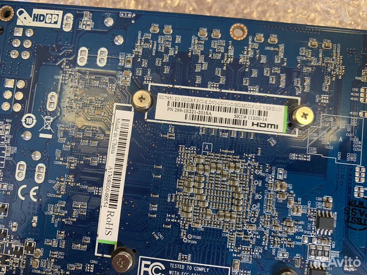 Видеокарта Sapphire Radeon HD 7850 2Gb