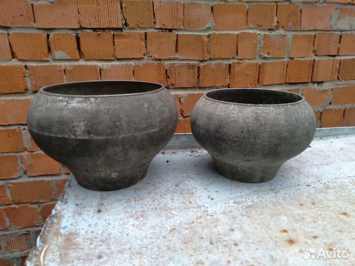 Горшок чугунный алюминевый