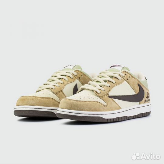 Кроссовки Nike Dunk Low x PS Brown