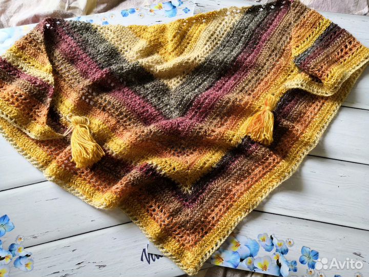 Бактус, шаль, платок