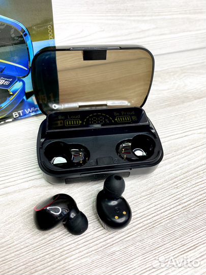 Беспроводные наушники с LED экраном