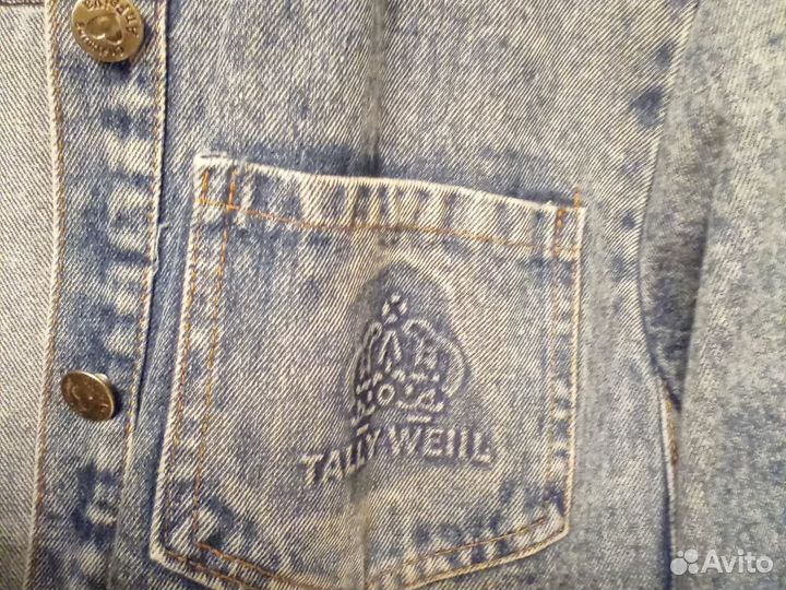 Джинсовая пальто