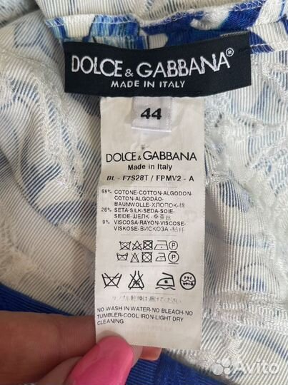 Блуза Dolce&Gabbana оригинал, майолика