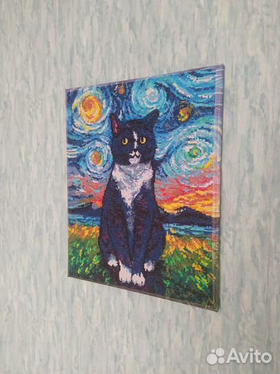 Картина из алмаз. мозаики на тему 