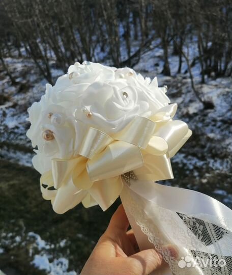 Букет брошь на свадьбу Камчатка