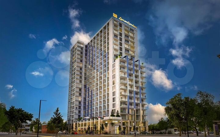 Квартира-студия, 36,8 м² (Грузия)