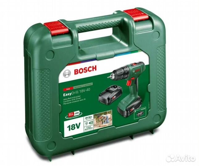 Новая дрель-шуруповерт Bosch Easydrill 18V-40