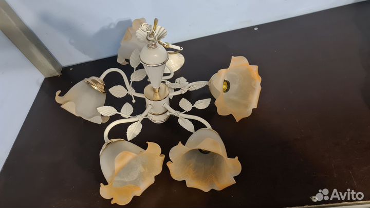 Люстра потолочная подвесная бу