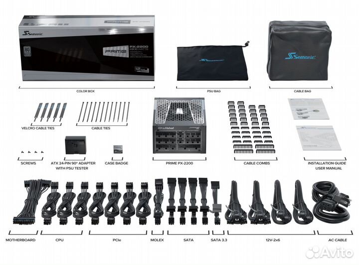 Seasonic Prime ATX 3.1 PX-2200 Platinum (2024)