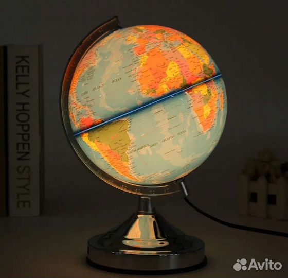 Глобус с подсветкой, ночник