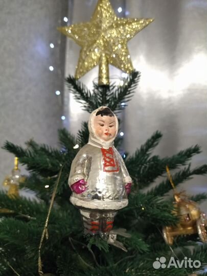 Елочные игрушки СССР на прищепке