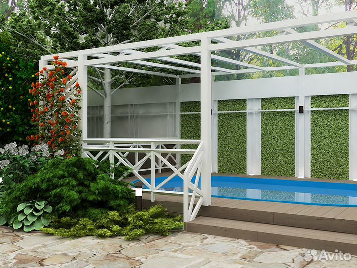 Ландшафтный дизайн/план участка