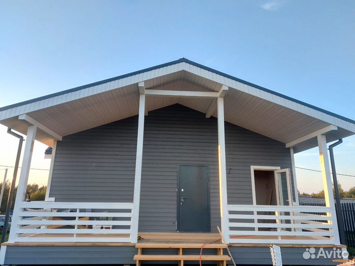 Каркасный дом 8,5х12 барнхаус под ключ