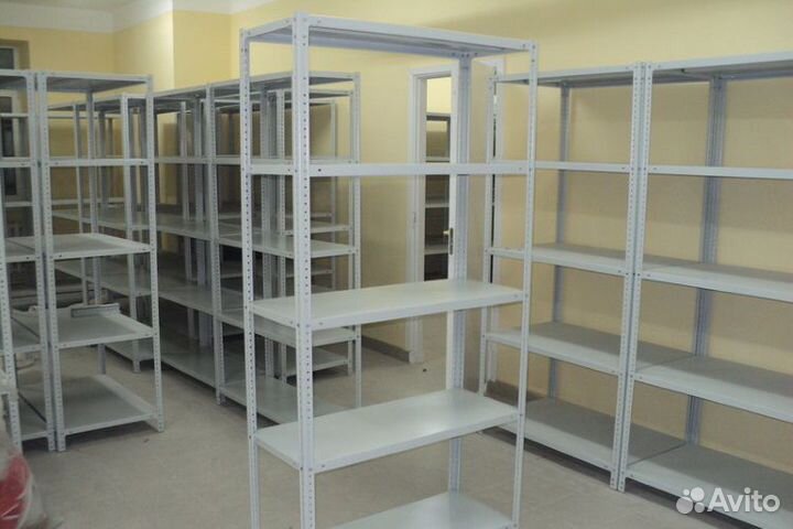 Стеллаж металлический с усиленными стойками