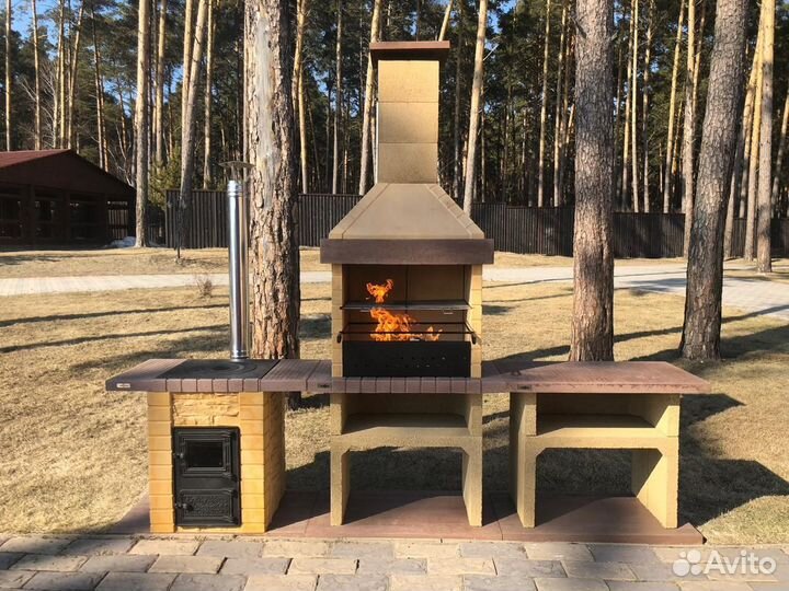 Печь под казан «Князь». Сборка за 20 минут