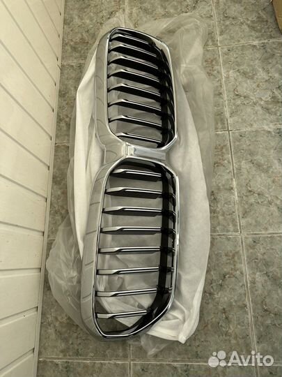 Решетка радиатора bmw g30 ноздри оригинал