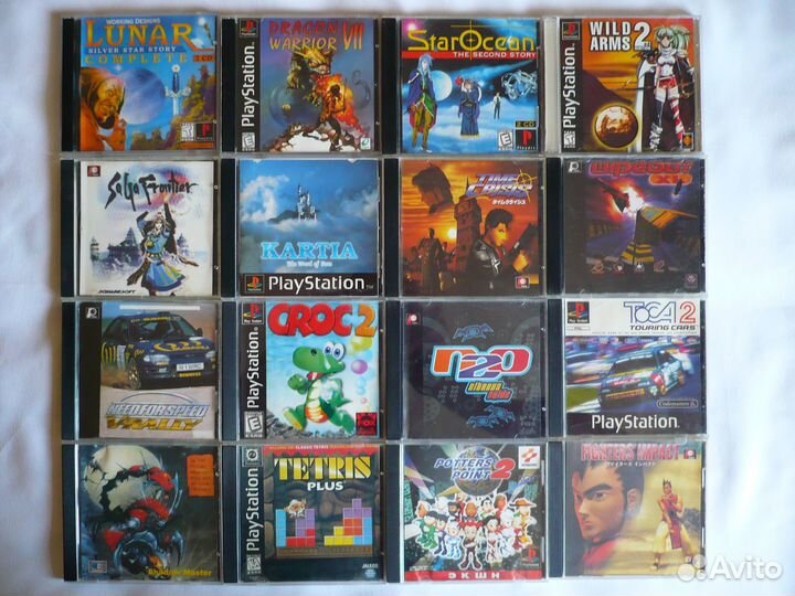 Диски для PS1 на оригинальном языке