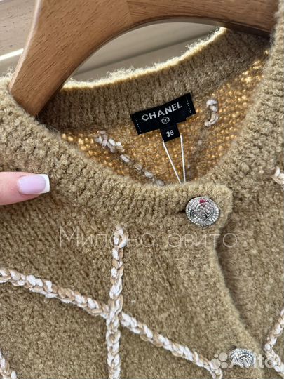 Кашемировый кардиган Chanel женский premium